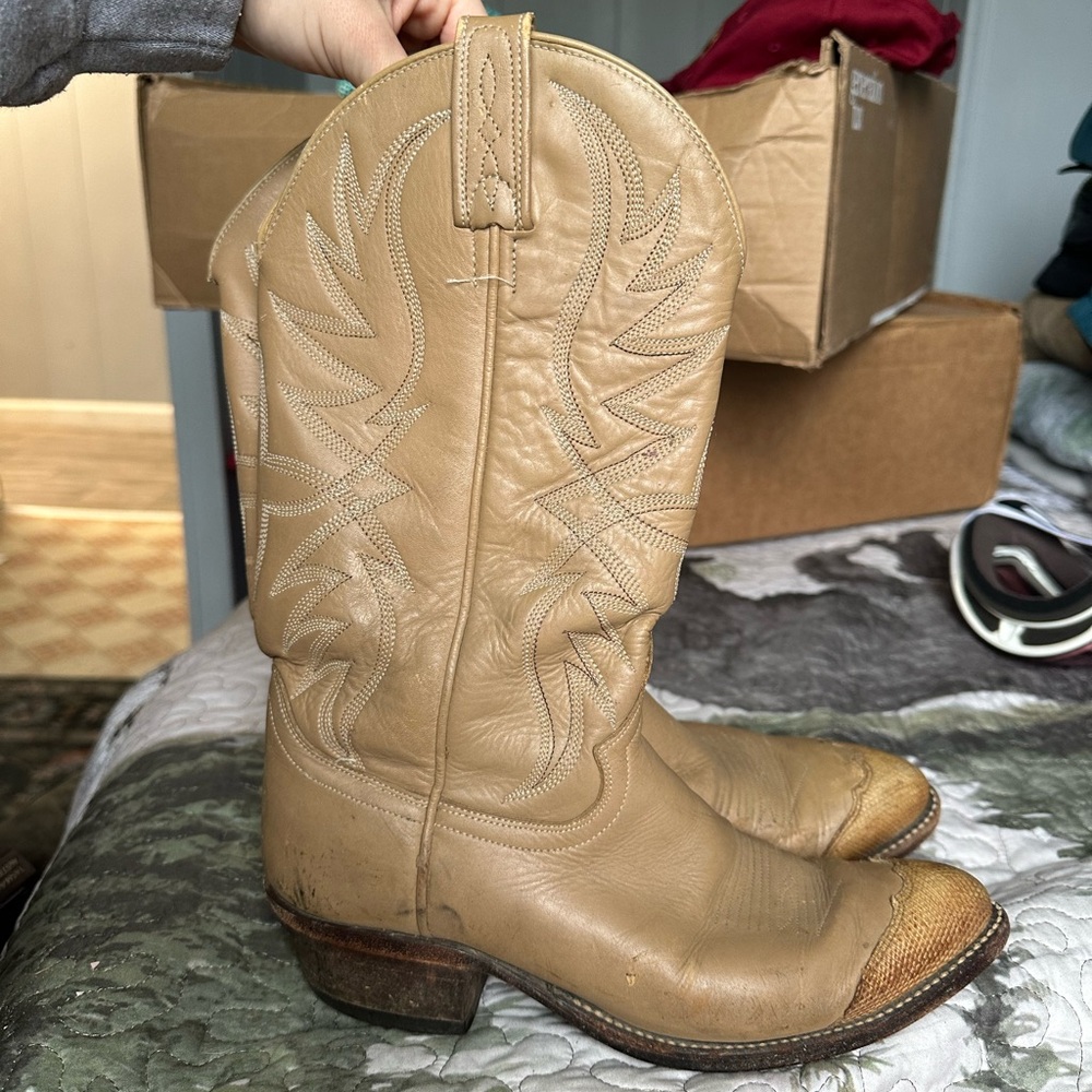 Dan Post Snakeskin Women’s Cowboy Boots